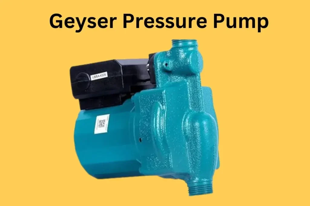 geyser pressure pump