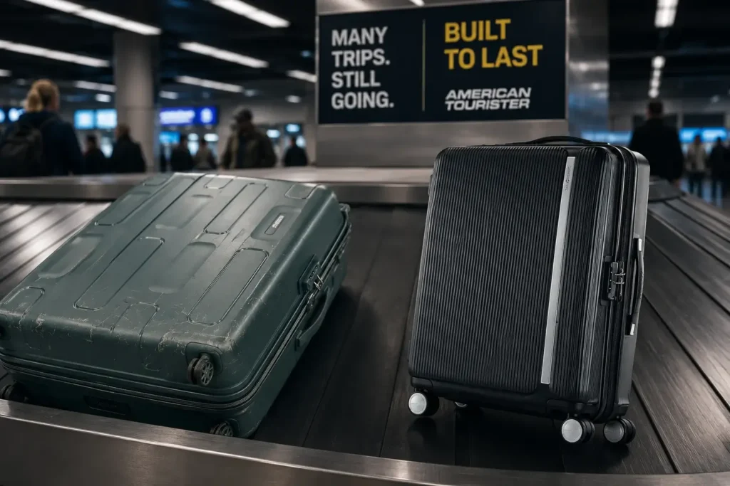 Baggage claim at a modern airport