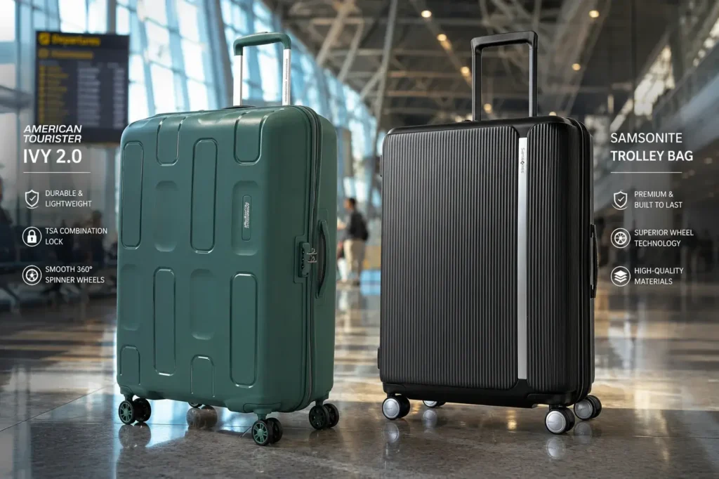 Suitcase showdown American Tourister vs Samsonite