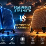 1 Suitcase showdown strength vs lightness Polycarbonate vs Polypropylene Luggage