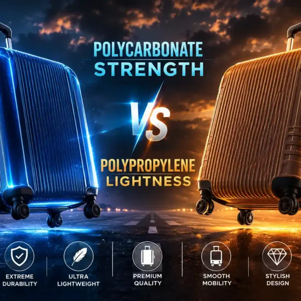 1 Suitcase showdown strength vs lightness Polycarbonate vs Polypropylene Luggage