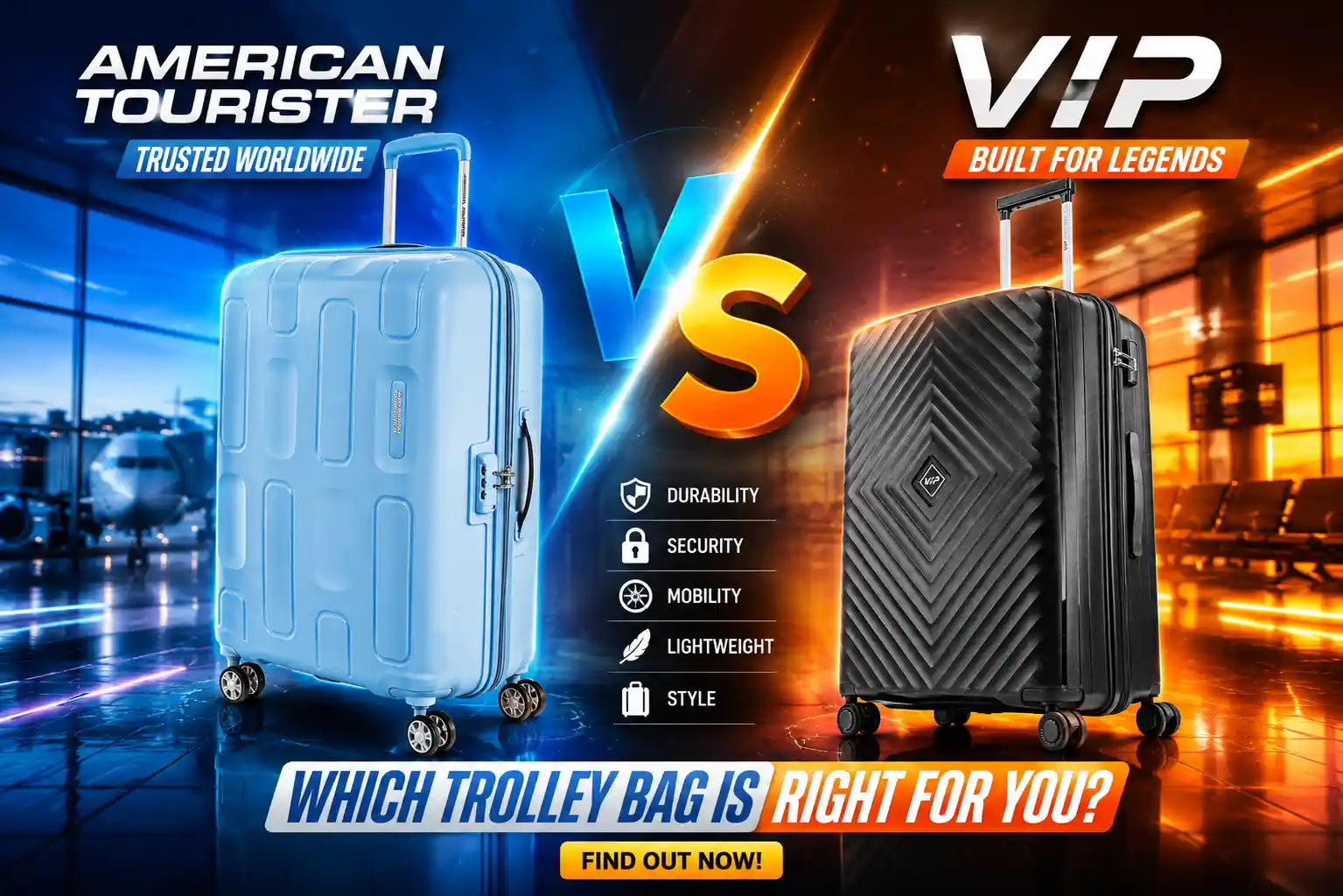 1 VIP vs American Tourister
