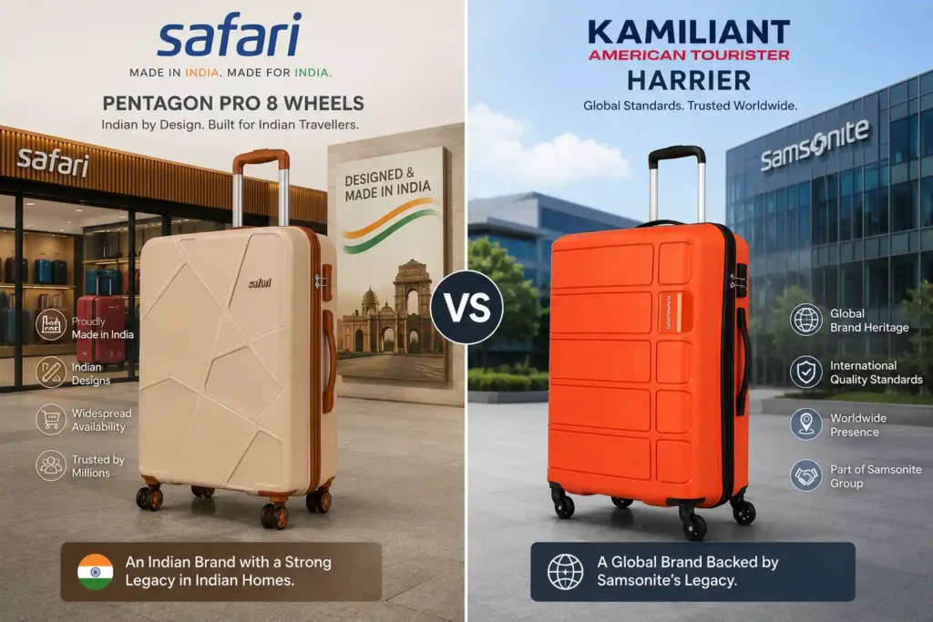 2 Luggage showdown local vs global brands  Safari vs Kamiliant Which is Better