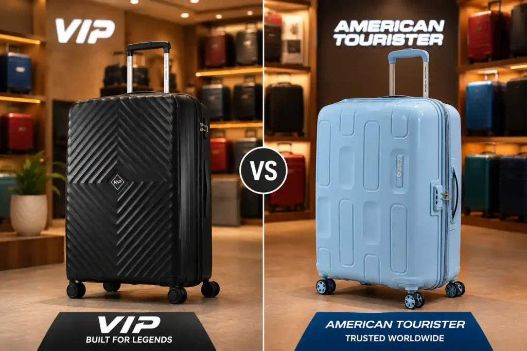 2 Suitcase showdown VIP vs American Tourister 