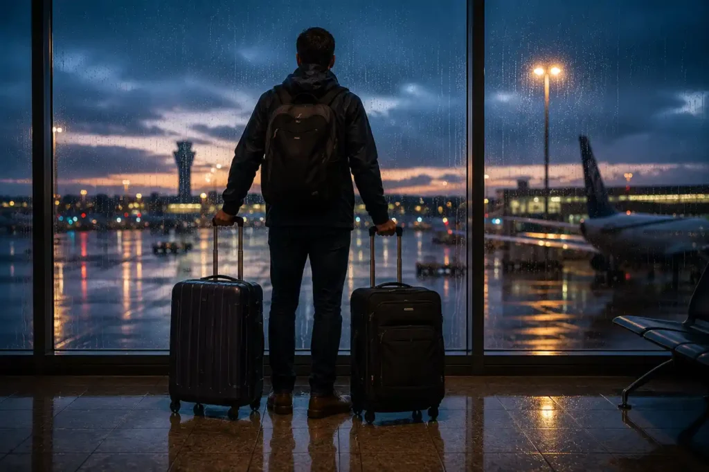 7 Rainy Airport Departure