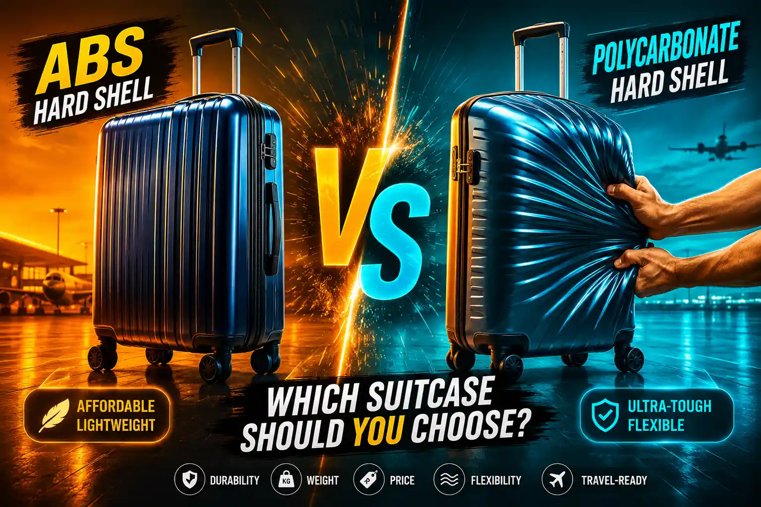 1 ABS vs Polycarbonate Luggage
