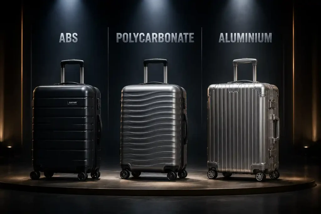 22 Suitcase Materials Under Spotlight ABS vs Polycarbonate luggage
