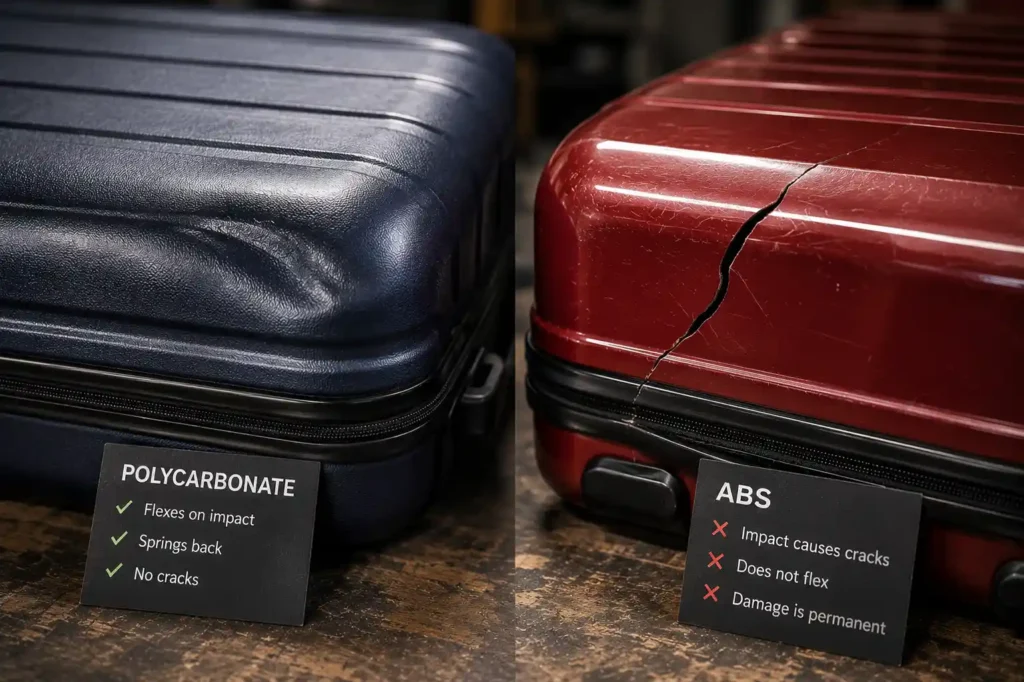 7 Polycarbonate vs ABS Suitcase Shells